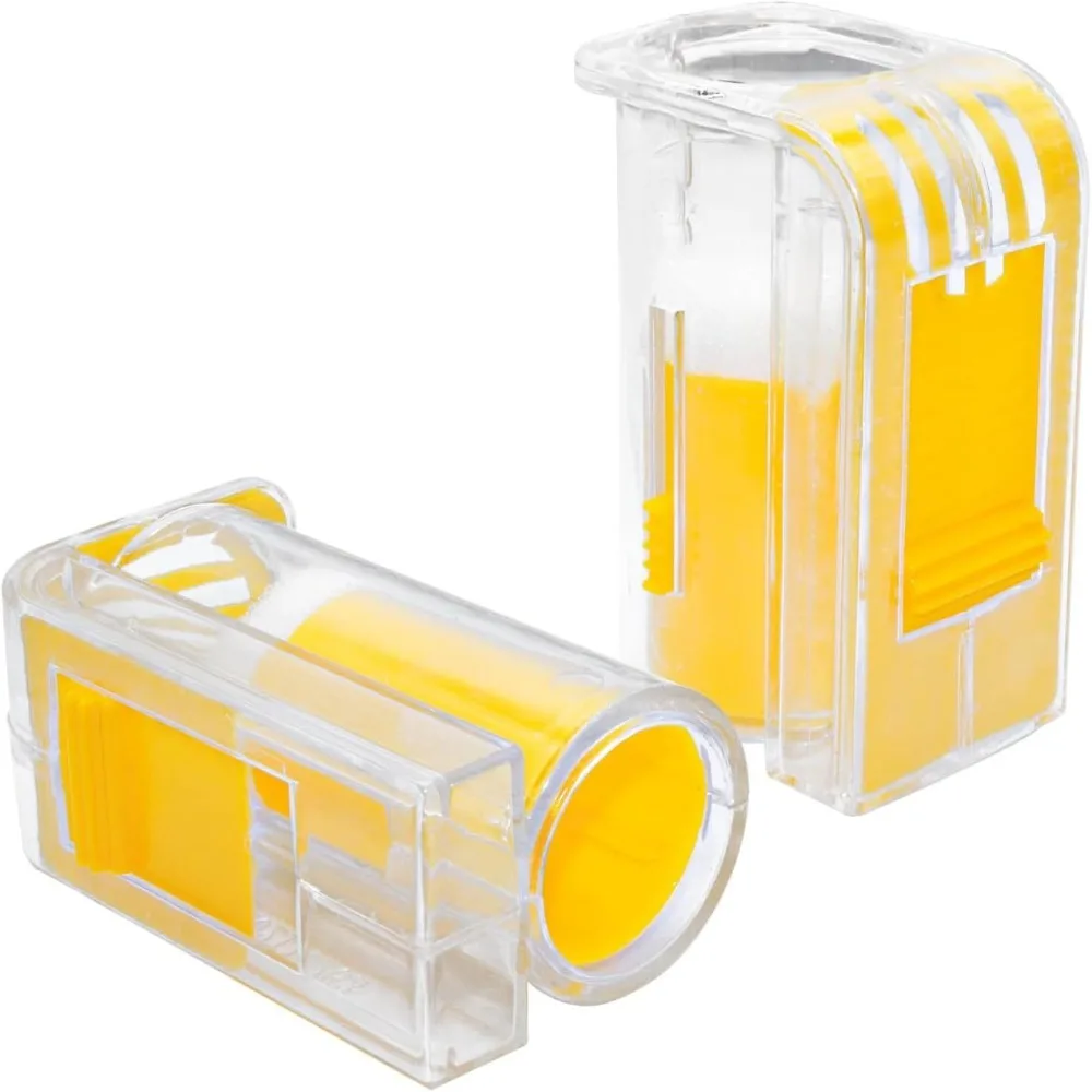 Durable Plastic Queen Bee Marking Catcher with Plunger Strong Bee Marker Bottle Handed Beekeeper Tool Garden Bee Tools