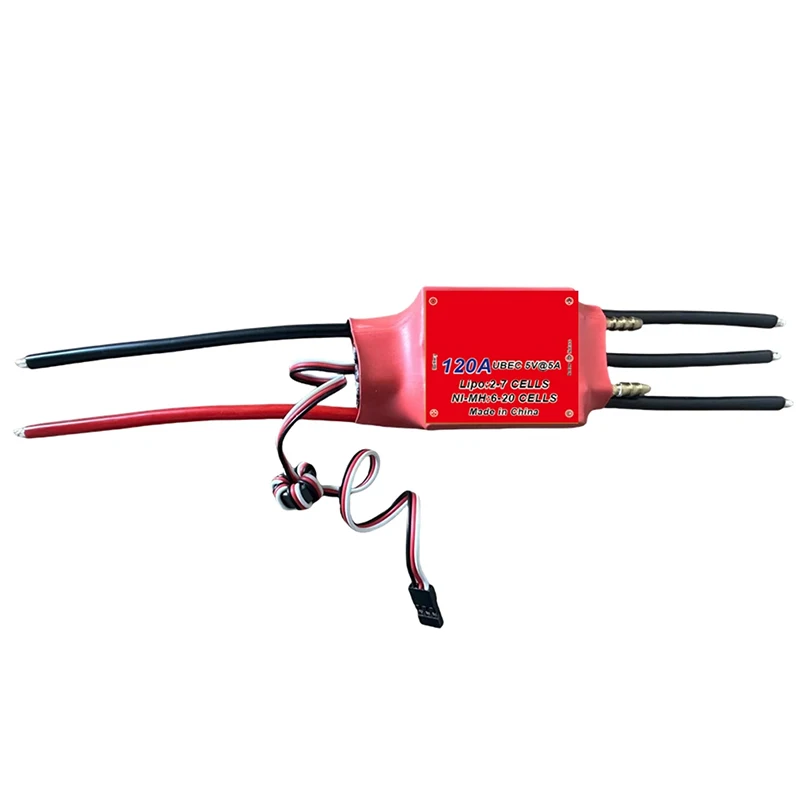 Waterproof 80A / 120A / 200A ESC 3-7S Bidirectional Water-Cooled brushless ESC Two-Way ESC for RC Ship Underwater Propeller Boat