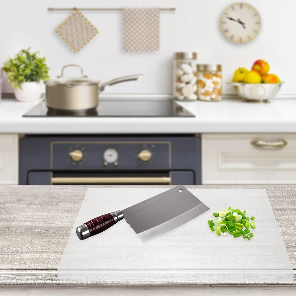

Acrylic Cutting Boards 45x40x3cm Transparent Anti Slip Kitchen Chopping Board Reusable Easy Clean Break Resistant