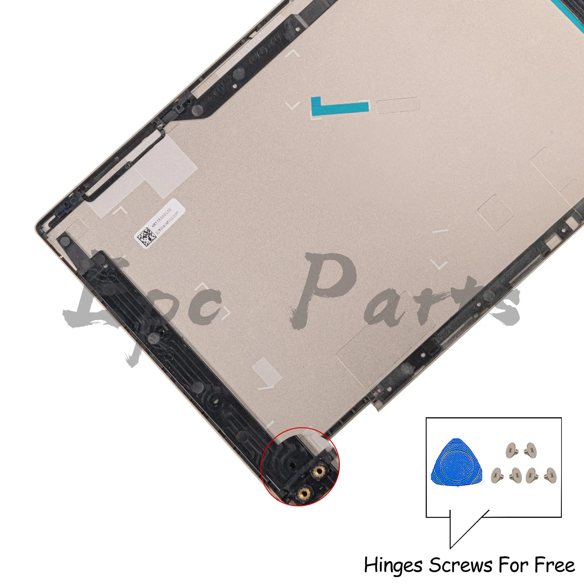 غطاء جديد ل ENVY X360 13-BD 13M-BD 13T-BD TPN-C152 M76736-001 M15276-001 LCD الغطاء الخلفي الغطاء الخلفي الفضة/الذهب 13.3 بوصة