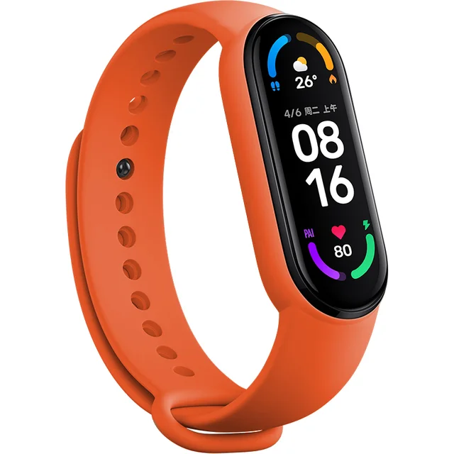 Sportowy pasek silikonowy dla Xiaomi Mi Band 7 6 5 4 3 bransoletka nadgarstek Miband 7 pasek na pasek dla mi band 6 5 4 3 Correa akcesoria