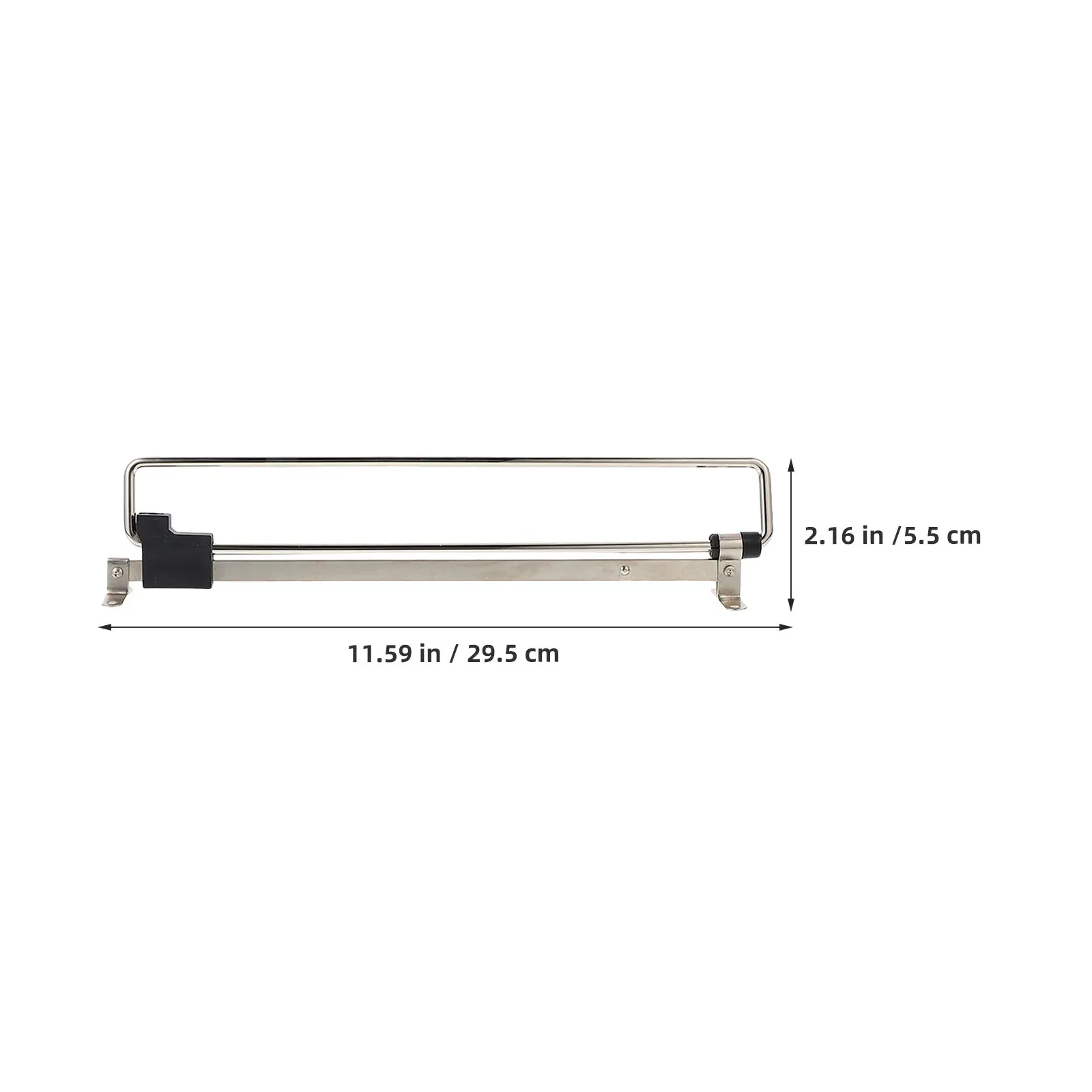 4Pcs Extendable Pull Out Closet Rod Retractable Wardrobe Hanging Rail Adjustable Telescopic Bar for Seasonal Clothes Space