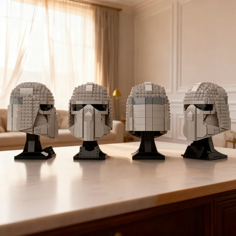 

720pcs MOC Helmet Snowtrooper Star Battle Model Building Blocks Architecture Christmas Gifts Toy Idea Education Brick Kids DIY