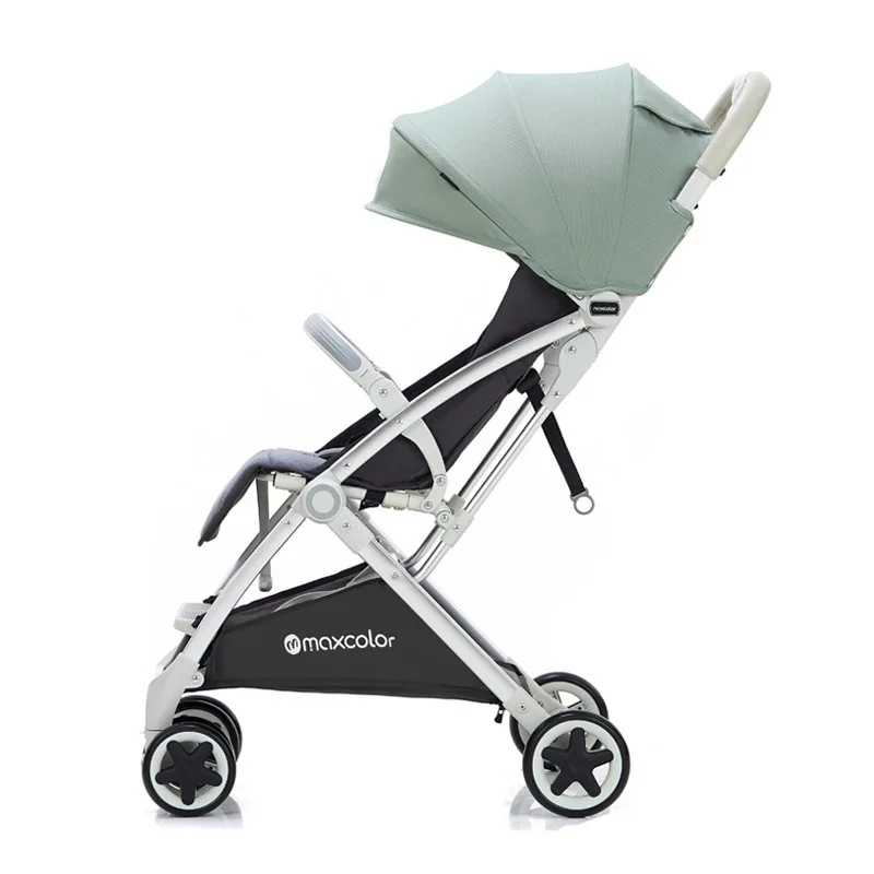 Seasonal Universal Children's Stroller Can Sit and Lie Down Lightweight Folding and Shock-absorbing High-quality Baby Stroller