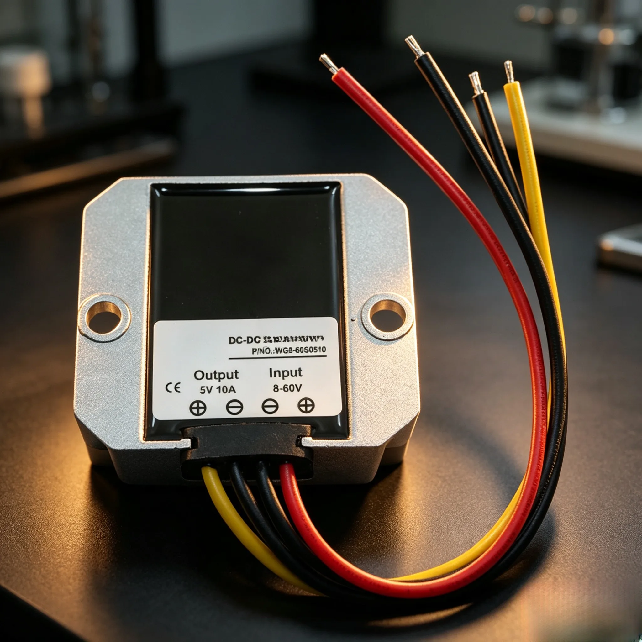 48V to 5V 10A 50W Regulator Compatible with 8-60V Input Voltage for E-Bikes Electric Mopeds and Industrial Tools