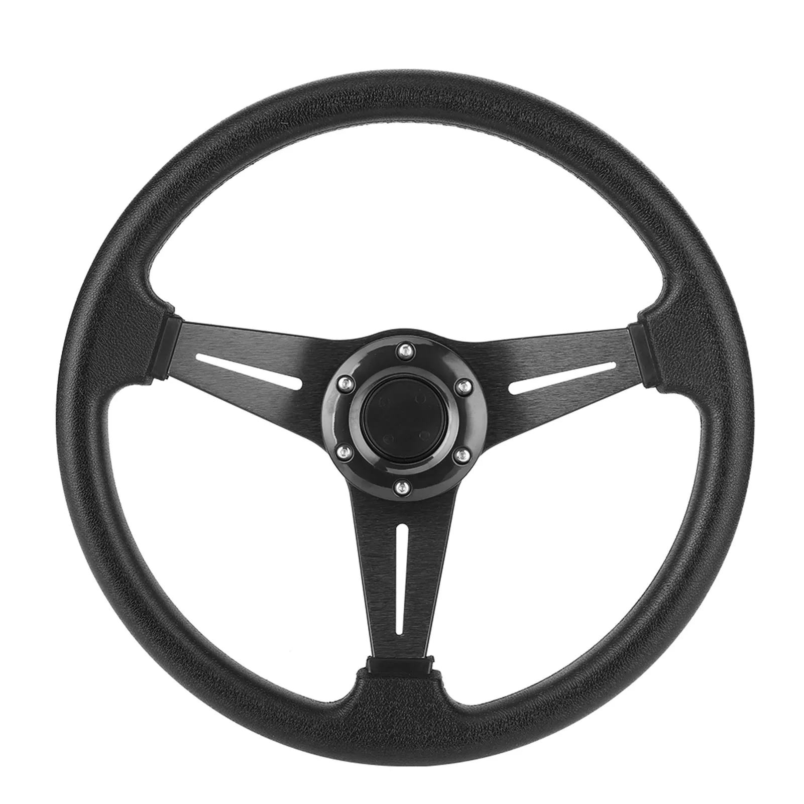 

14in Steering Wheel, High-Quality 350mm Racing Car Drifting Steering Wheel, Universal Fitment, Easy Installation