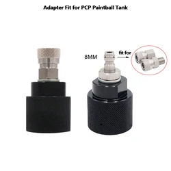 G1/2-14 Threads Adapter For HPA CO2 Regulator W/ 8mm Quick Disconnect Male Or Female Output