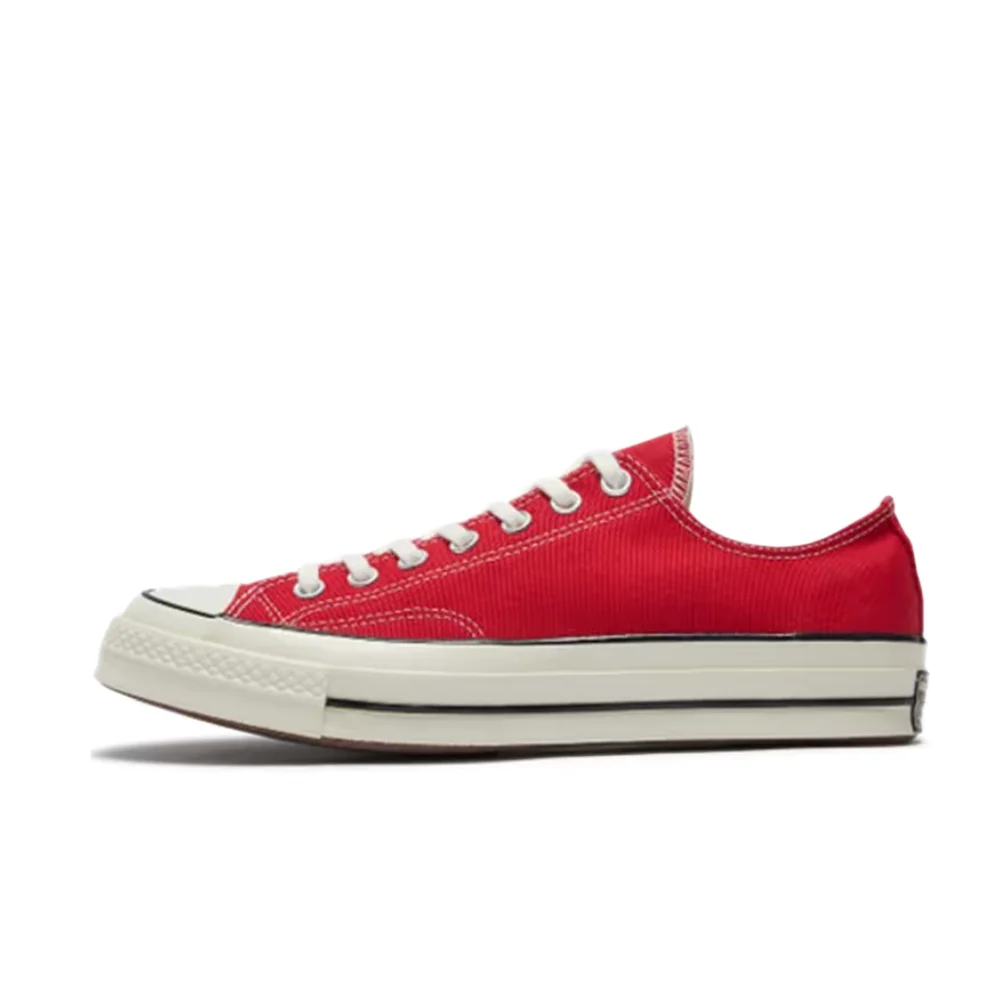 Converse 1970s Chuck Taylor All Star Unisex Low-Top Canvas Sneakers  Red, Lace-Up, Durable, Breathable & Lightweight 164949C