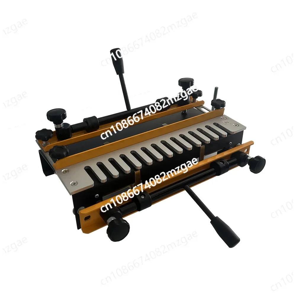 Manual dovetail semi-transparent fully transparent portable 12 inch numerical control mortise and tenon machine