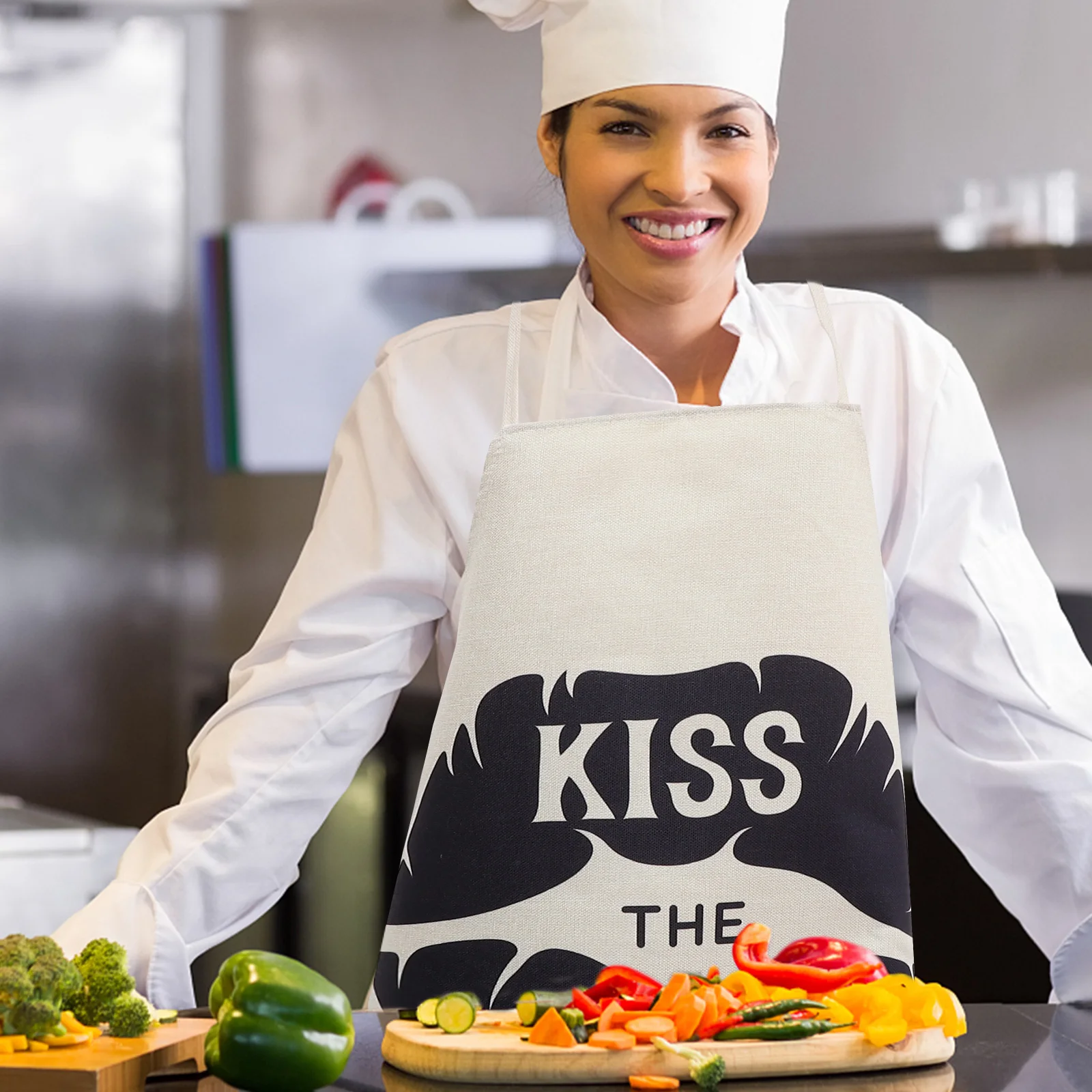 

Multipurpose Cooking Apron for Men Bbq Chef Kitchen Apron Grilling Baking Camping Washable Household Cooking Protector