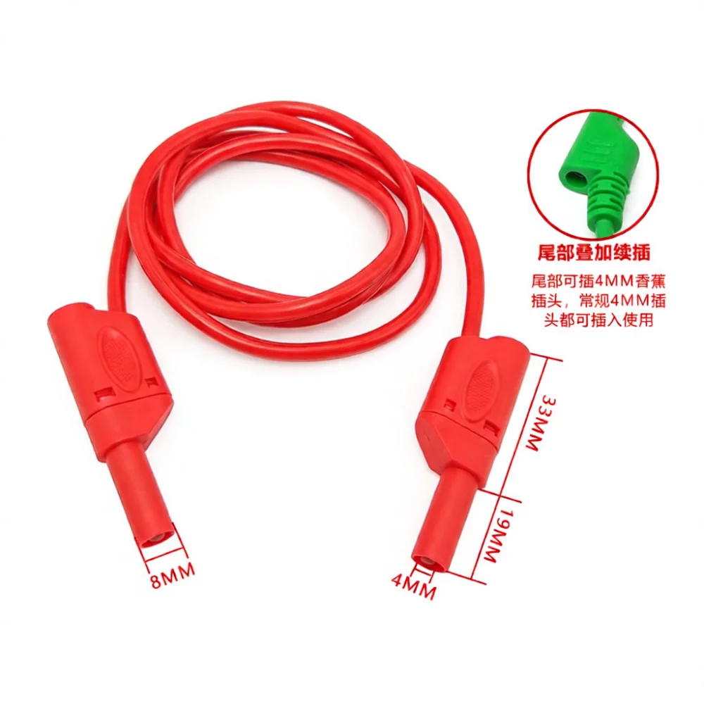 Crocodile Battery Test Leads Electrical Connector Power Wiring Flexible Lead Set Industrial Measuring Diagnostic Tool Instrument