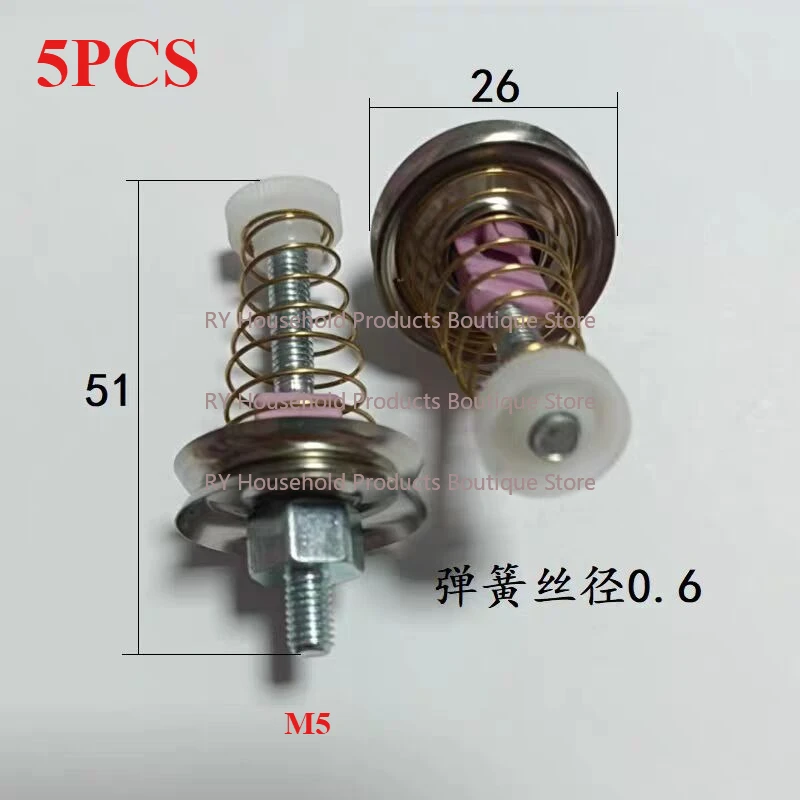 5pcs Knitting Machine Tensioner Metal Spring Textile Accessories Bandage Hook Yarn Control Circular Weaving