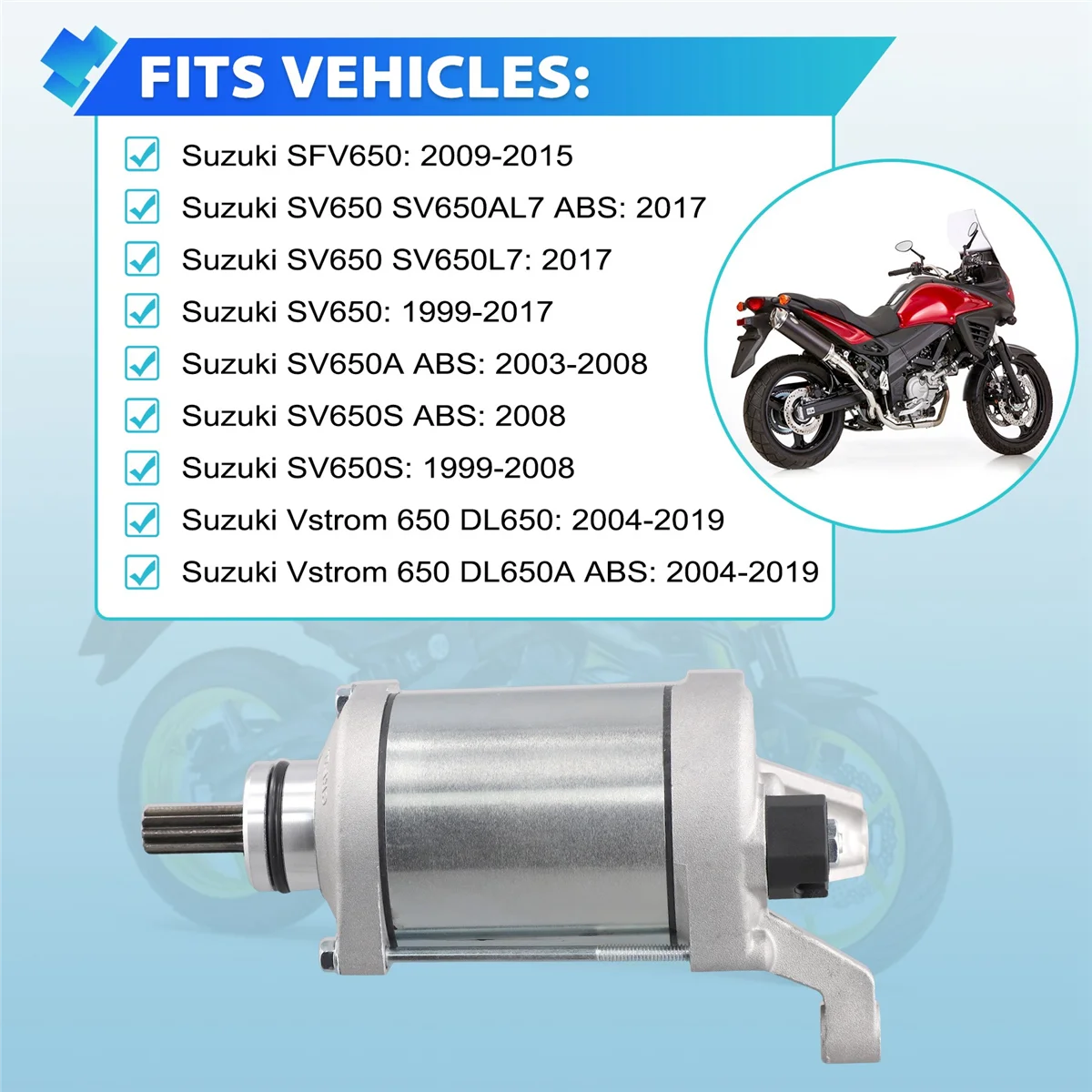 Silnik do 650 SV650 SV650S SV650A SFV650 31100-19F10 519-CSM2416O