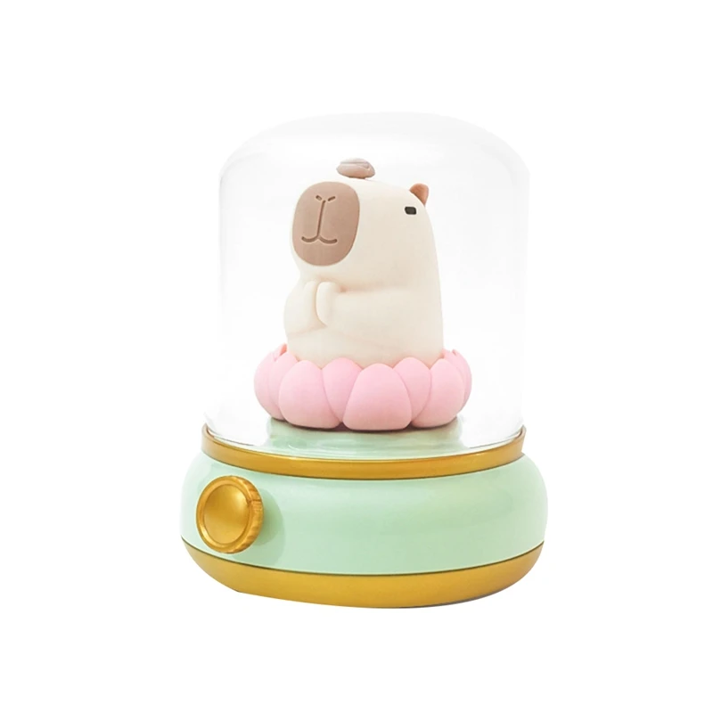 

Good Luck Lotus Capybara Lamp Creative Cartoon Capibala Night Light Girl Birthday Gift Night Light