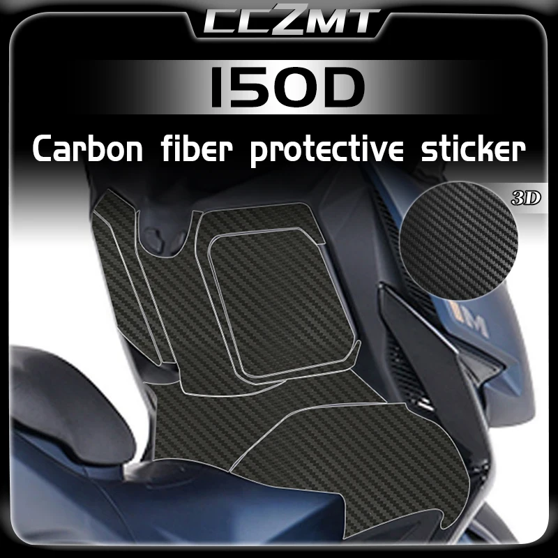 

For ZONTES 150M modified 3D carbon fiber protective stickers car stickers decals waterproof and scratch resistant accessories