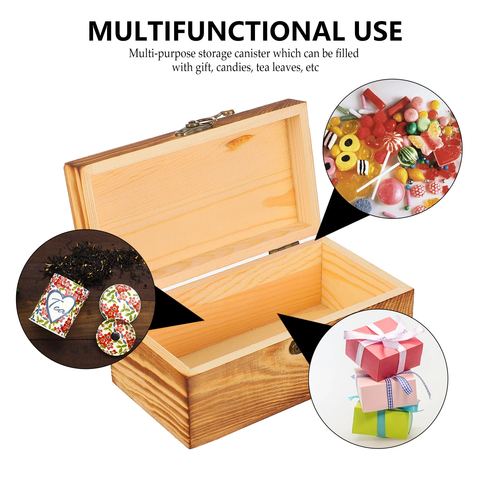 Tea Box Sundries Storage Case Packaging Boxes Household Container Multifunction