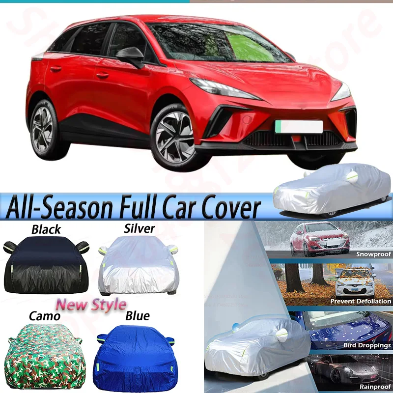 

Car Cover Anti-UV Sun Rain Snow Dust Resistant Cover Windproof For MG 4 EV 2022-2026 Waterproof Car Covers