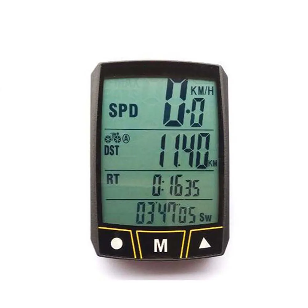 Bicycle Code Table Cycling Computer 2.7inch Display Cyclocomputer Speedometer Odometer Speed Counter for Bike Motorcycle