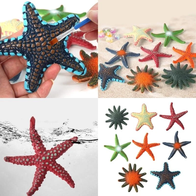 Onderwateronderzoek Ster Vis Beeldje Speelgoed 8PCS Zwemmen Duiktraining Speelgoed