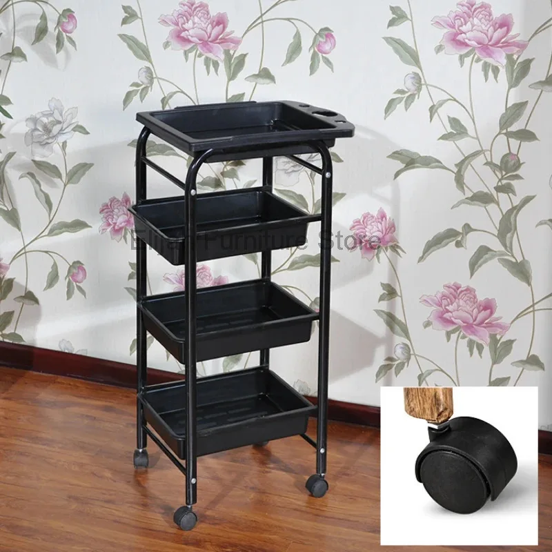 Penata Kosmetik Salon Trolly Desainer Minuman Makeup Salon Trolly Peralatan Manikur Wagen Mit Rollen Furnitur Kecantikan YN50ST