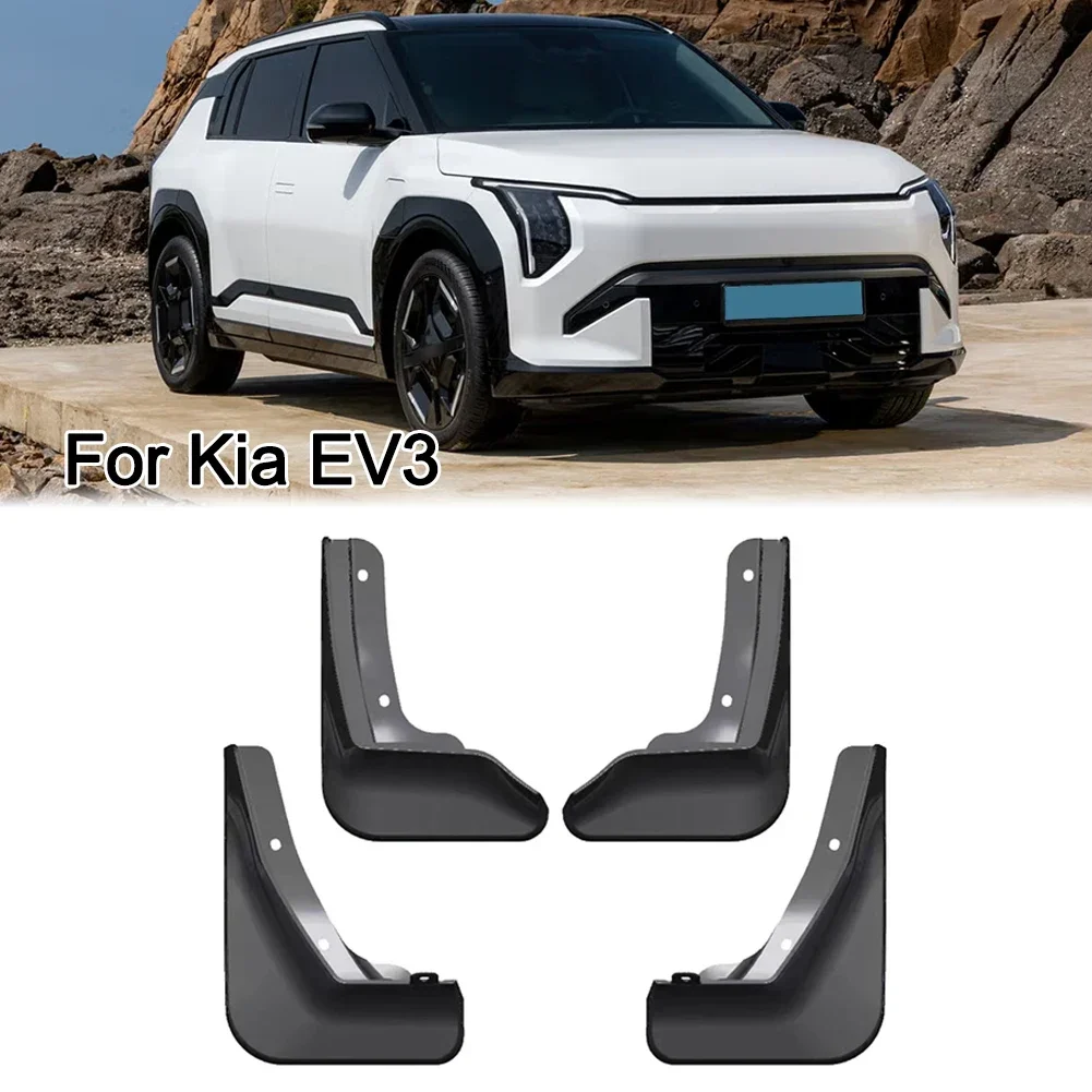 

4pcs/set Mud Flaps For KIA EV3 2024-Up Mudguard Front Rear Wheel Fenders Splash Guards Accessories Protector Part