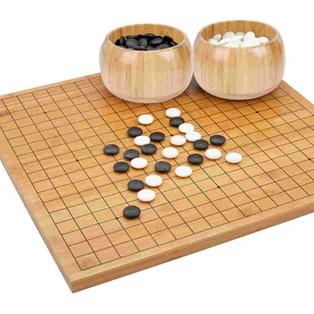 Go game stones container go jar game stones pots chess jujube bowl Can storage container solid wood