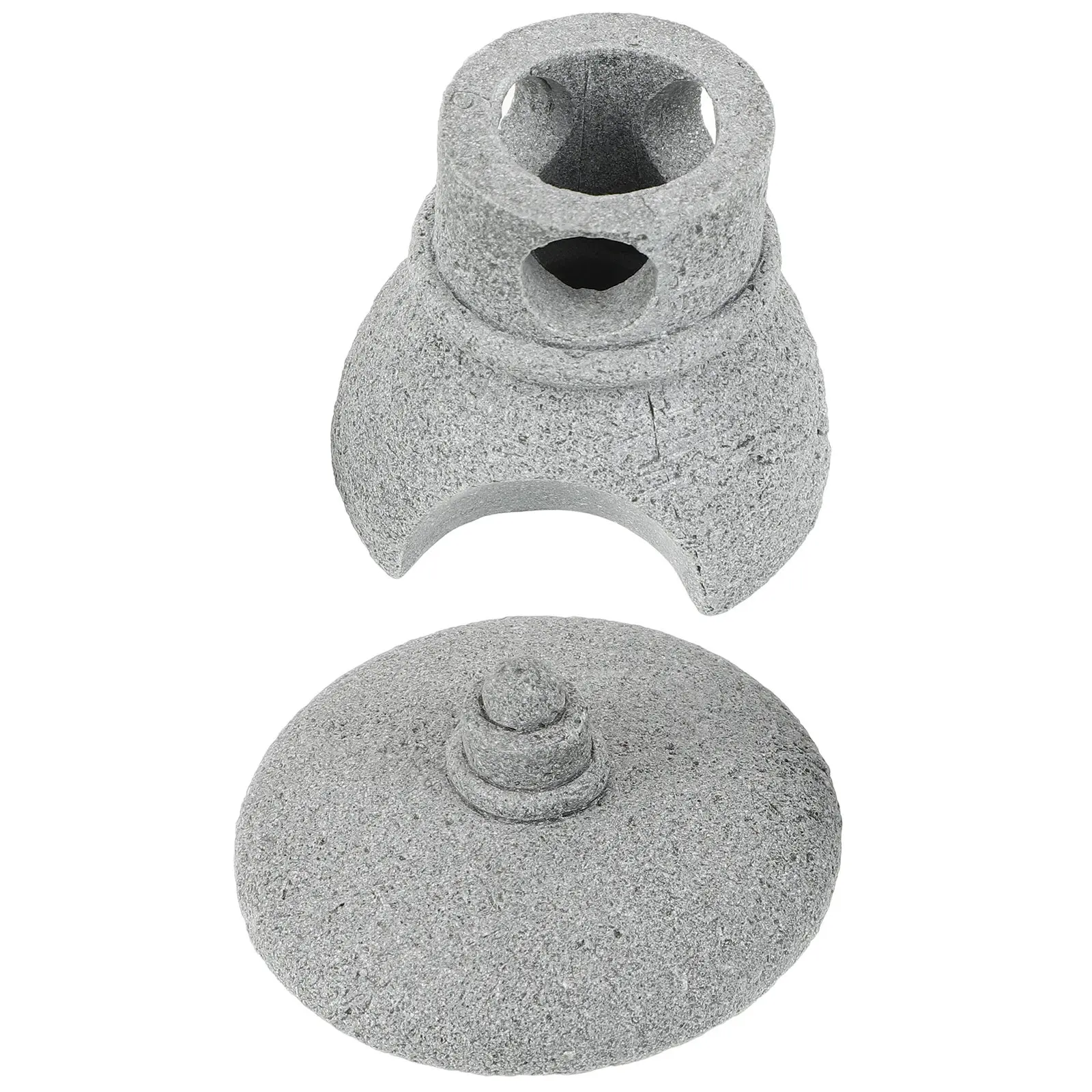 

Mini Statue Bluestone Lantern Pavilion High Simulation Micro Landscape Ornament Indoor Outdoor Garden Decor Garden Statue