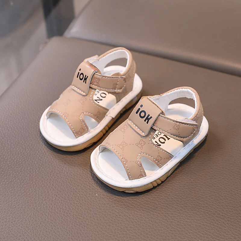 Fashion Baby Boy Sandals Summer Newborn Shoes Infant First Walkers Breathable Sandals For Baby Boy