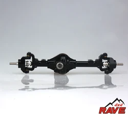 LESU 4X4 RC Parts Metal Front Rear Axle for 1/10 Scale RAVE Tamiyaya Scx10 D90 DIY RC Crawler Car Toys Accesories TH17936-SMT10