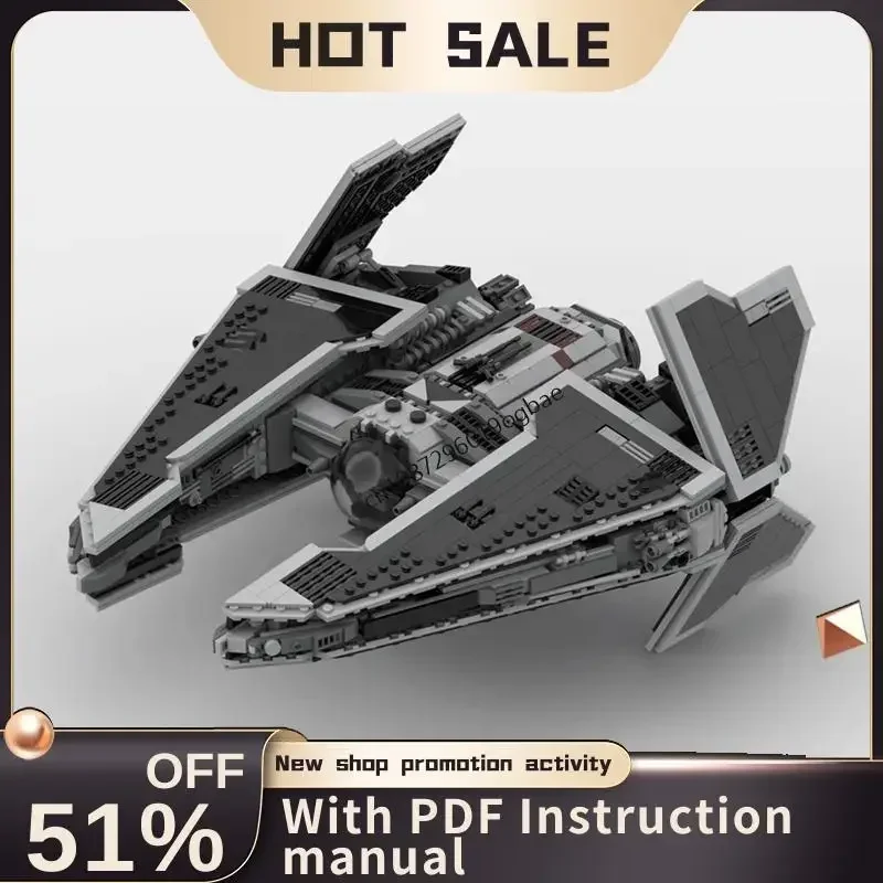 

Новый 1656 шт. знаменитый звездный боевой фильм Moc Fury Class Interceptor Diy креативные идеи детские игрушки подарок на день рождения и Рождество головоломка на заказ