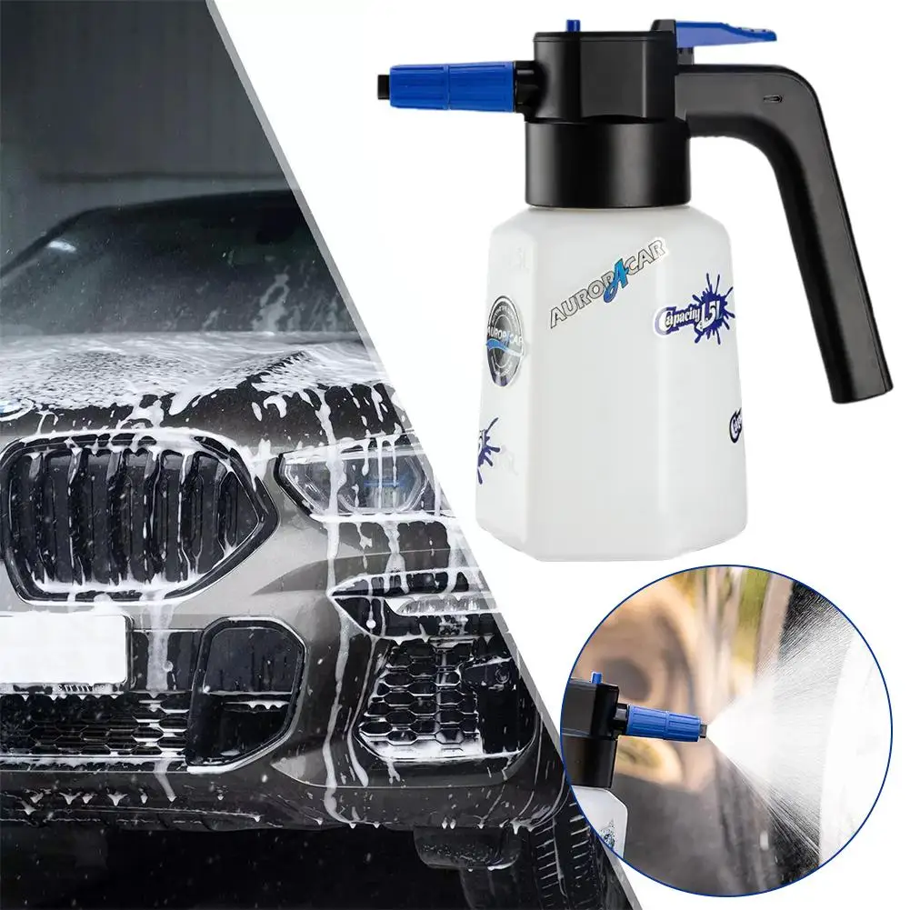 

New Electric Watering Can Car Washing Foam Special Battery Booster Pot Tool Lithium Rechargeable Car High Pressure Washing F1G7