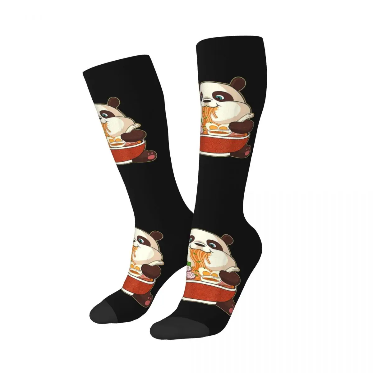 Kawaii Cute Anime Panda Otaku Japanese Ramen Noodles Gift Socks Harajuku High Quality Stockings All Season Long Socks