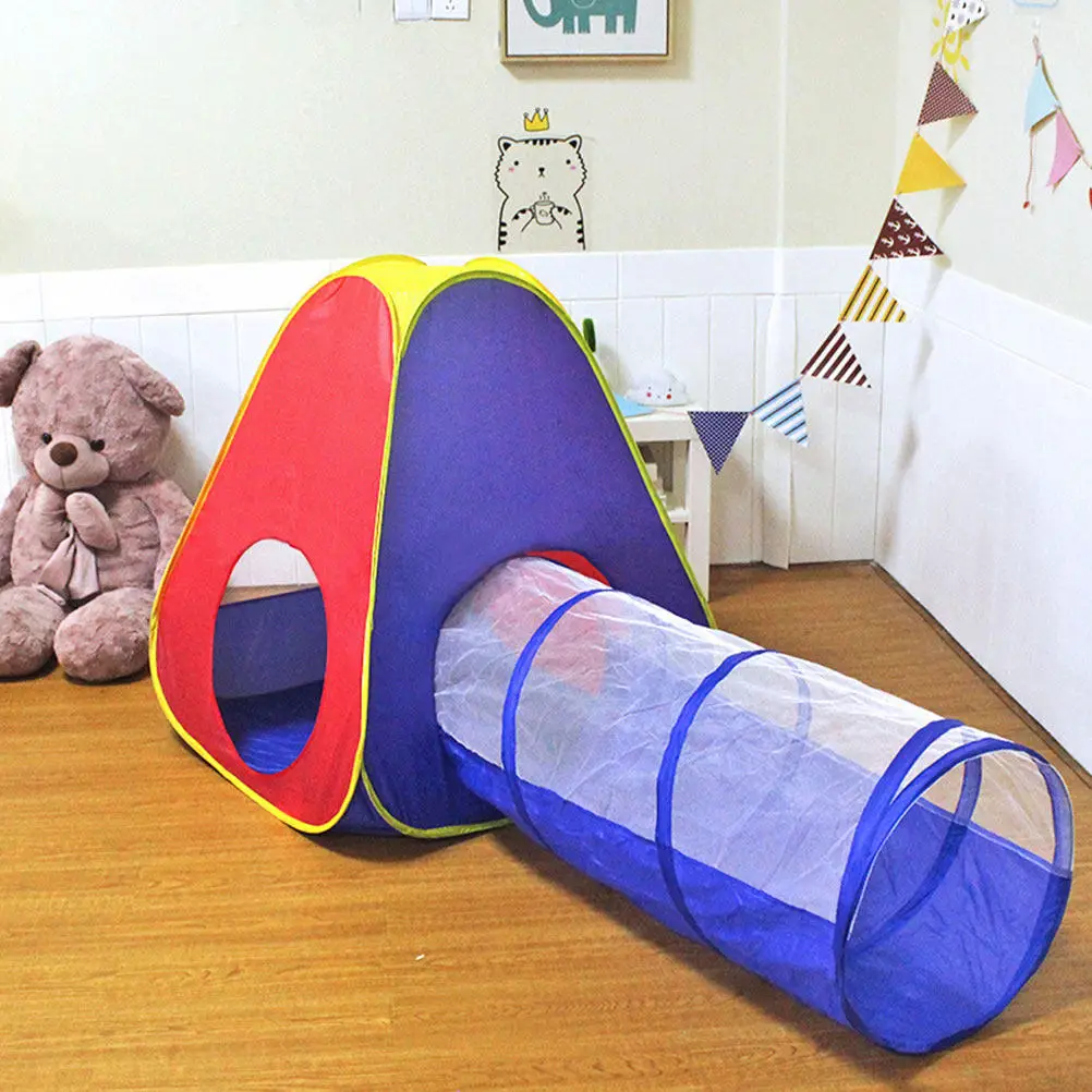 lot-de-2-tentes-tunnel-ecologiques-en-polyester-pour-enfants-portables-pour-jeu-interieur-ideales-pour-l'eveil-creatif-les-fetes-a-la-maison-et-les-jeux