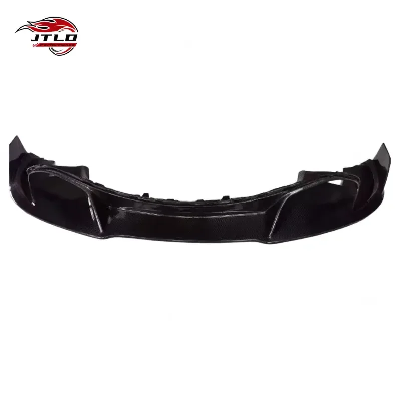 For McLaren 720S Dry Carbon Fiber Front Lip Bumper Edge Kit V Shaped Design Lightweight Aerodynamic Upgrade Competitive