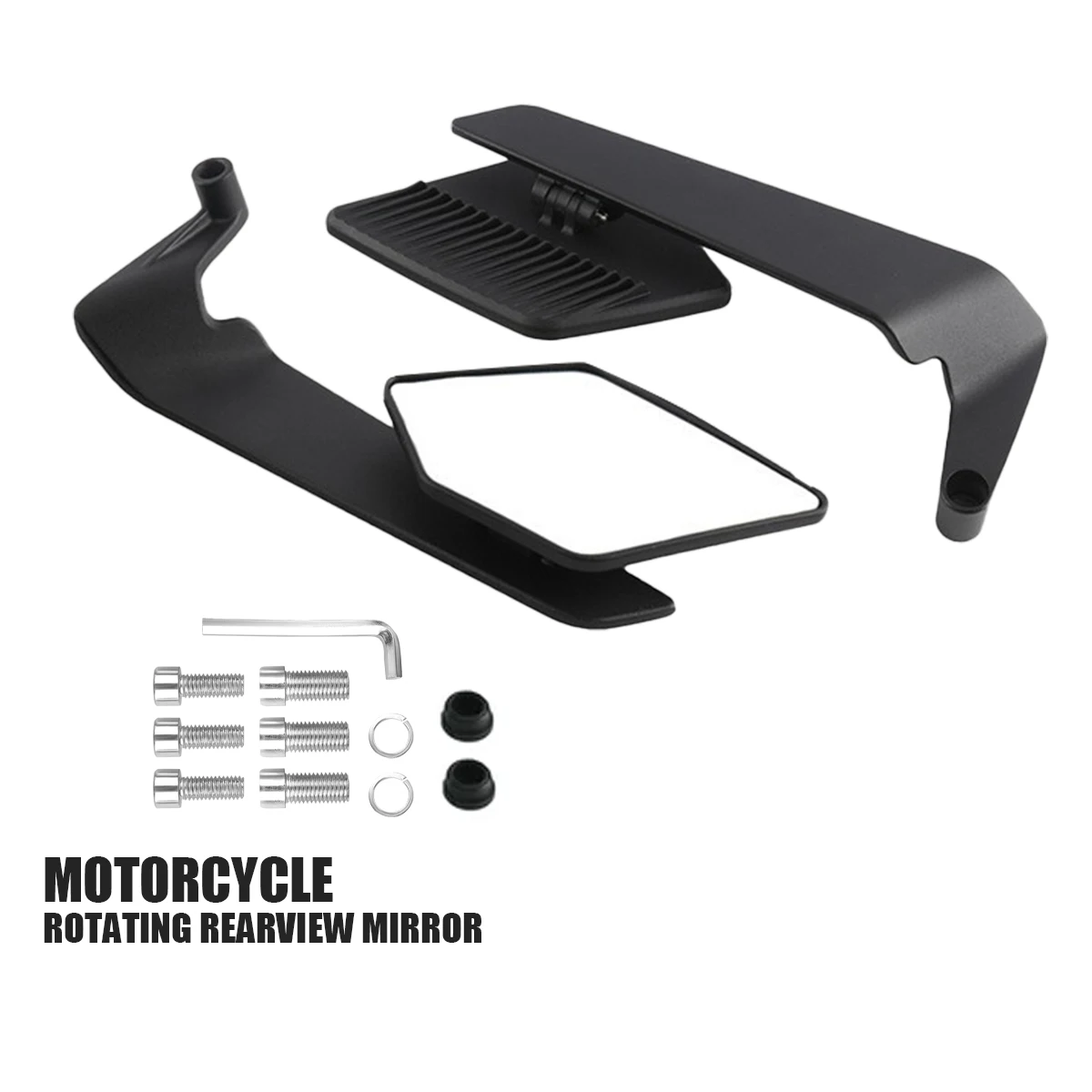 For MT03 MT07 MT25 MT09/ MT09 MT10 SP ABS Motorcycle Rearview Mirror Adjustable Rotating Side View Mirrors for DUKE 790 890 125 image 3