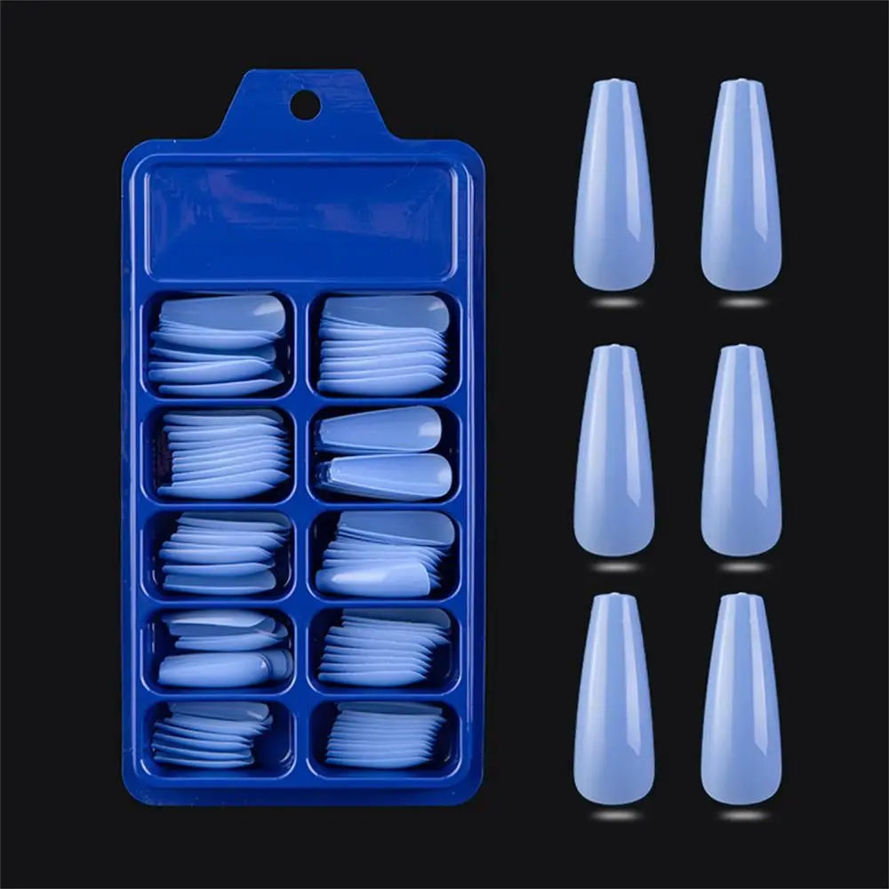 

100Pcs/Set DIY Acrylic Beauty Tools False Nail Tips Coffin Fake Nails Full Cover Manicure