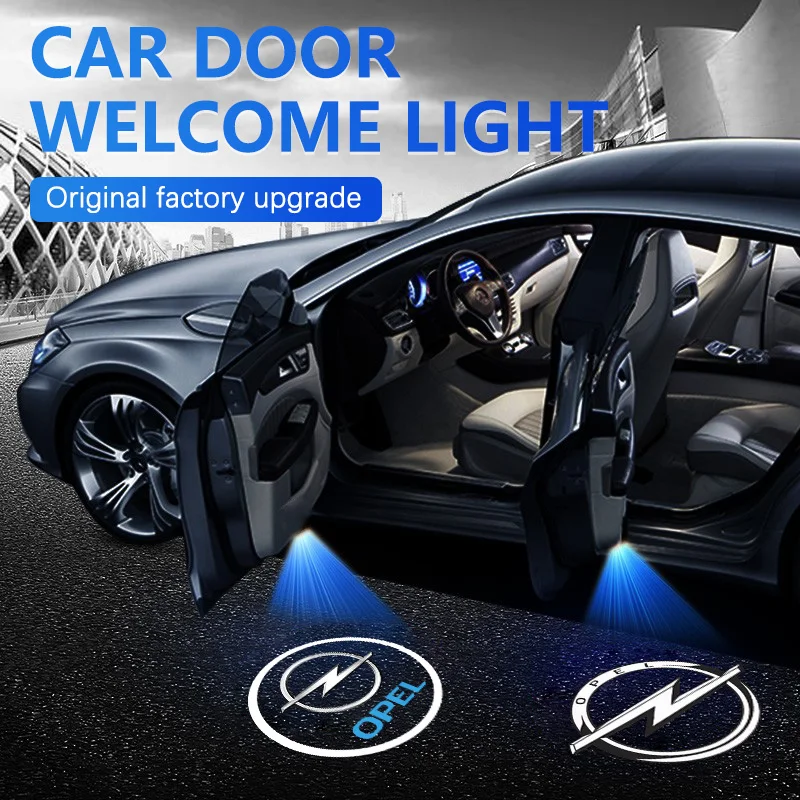 For Opel Insignia 2009-2018 2017 2010 2016 2011 2015 2012 2014 LED Car Door Projector Ghost Shadow Welcome Light Accessories