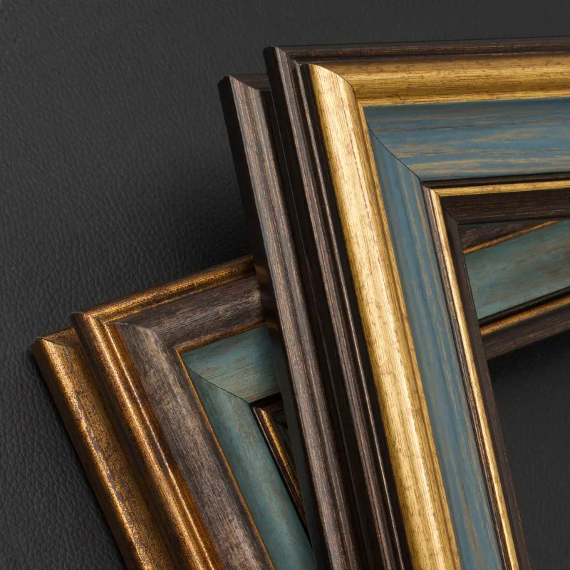 

Ornament Elegant Frame Luxury Resin Antique Design Painting Frame Vintage Personalized Gift Wall Picture Marco Fotos Home