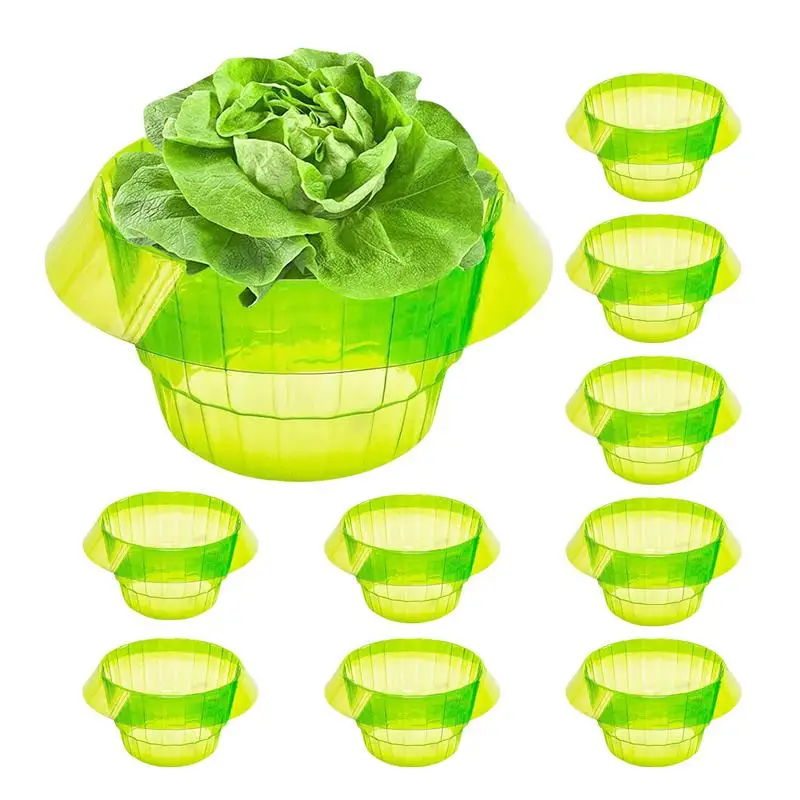 10pcs Plant Protection Covers Vegetable Snail Plant Cloches For Garden Scientific Snail Control Collars To Protect Plants