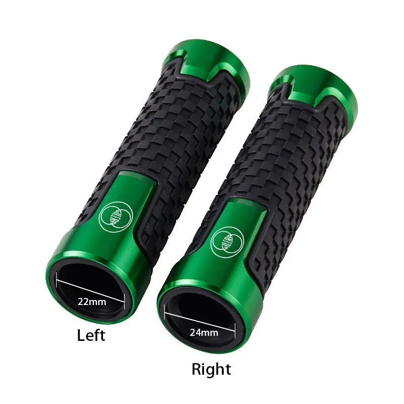 For Gilera GP800 Fuoco Nexus 500 Runner 50 125 200 Accessories Motorcycle Handlebar Grips CNC aluminum Rubber Hand Thruster Grip