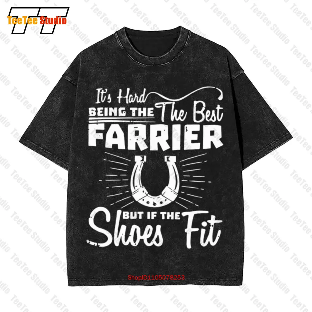 Es difícil ser el mejor farrier pero si los zapatos se adaptan a una camiseta vintage de gran tamaño 3VY0