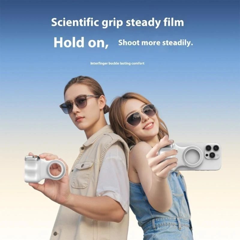

Aluminum Phone Mount with enhances Grip Spacing Phone Holder Tool for Action Cameras Smartphone Photography best sale
