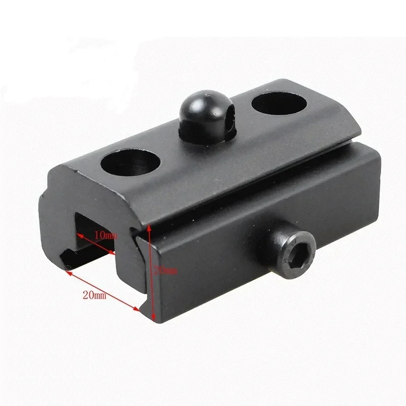 Adaptador de bípode estilo QD Harris, perno giratorio, montaje en riel de 20mm, accesorios tácticos para pistola de juguete