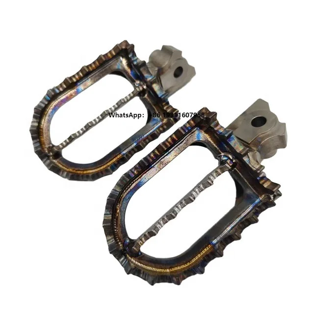 

Motorcycle Accessories Motorcycle Parts Gr5 Titanium Foot Pegs Footrest Rests Fit