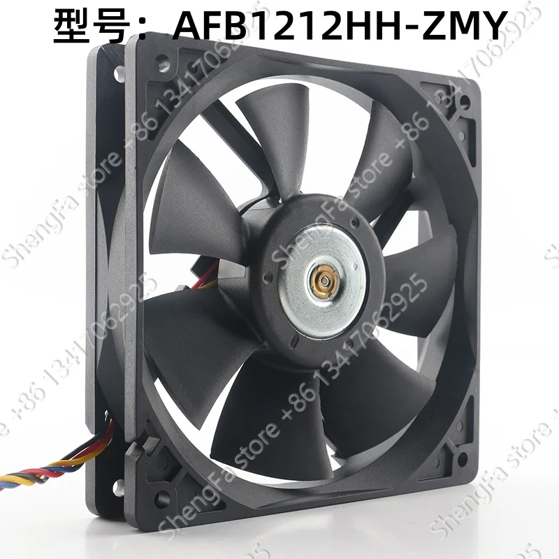 Cooling fan Delta 24V 48V DC12V 0.50A 12025 120x120x25MM 12CM four-wire PWM Temperature Control Large air Volume AFB1212HH-ZMY