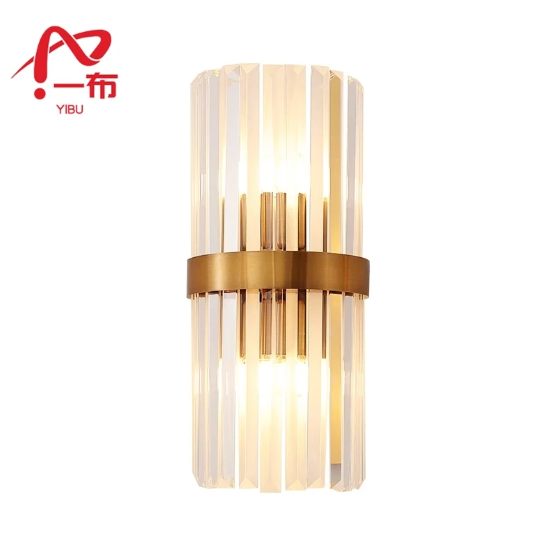 

Variety Gold Crystal Bracket Light For Attic Aisle Kitchen Study Living Room Bedroom Bedside Home Wall Decor Lighting Fixtures