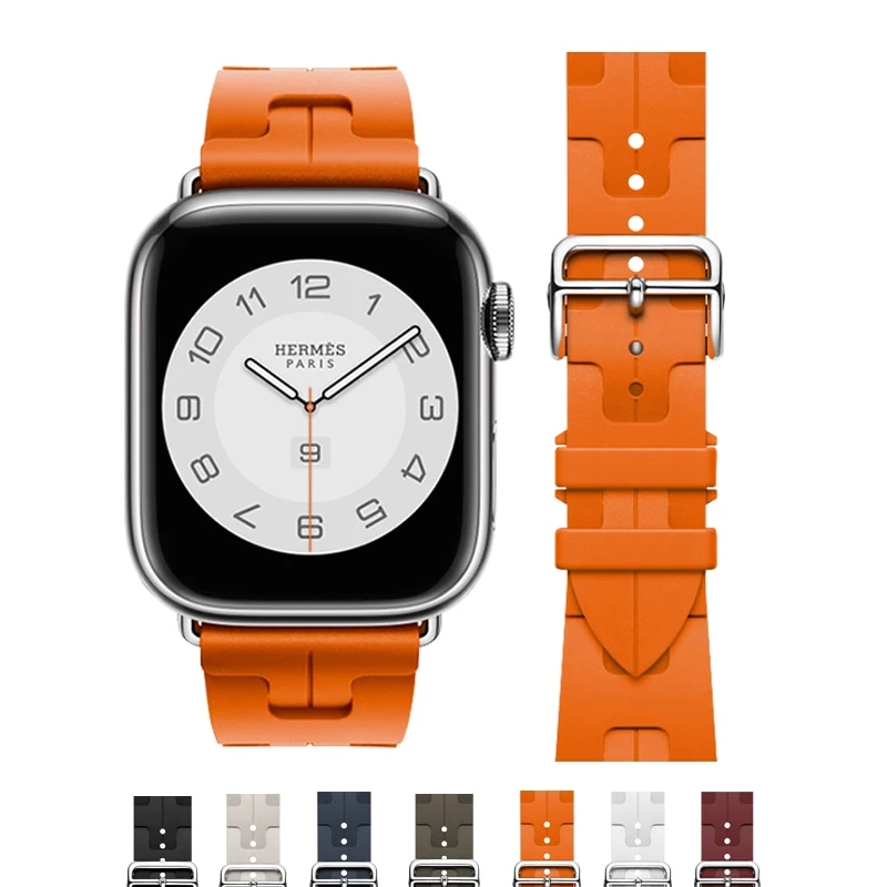 Silicone Sport Band  for I watch Series 9 8 7 6 Se 5 4 3 for Apple Watch Ultra / Ultra 2 49mm Case Strap 40 41 42 44 45mm Rubber