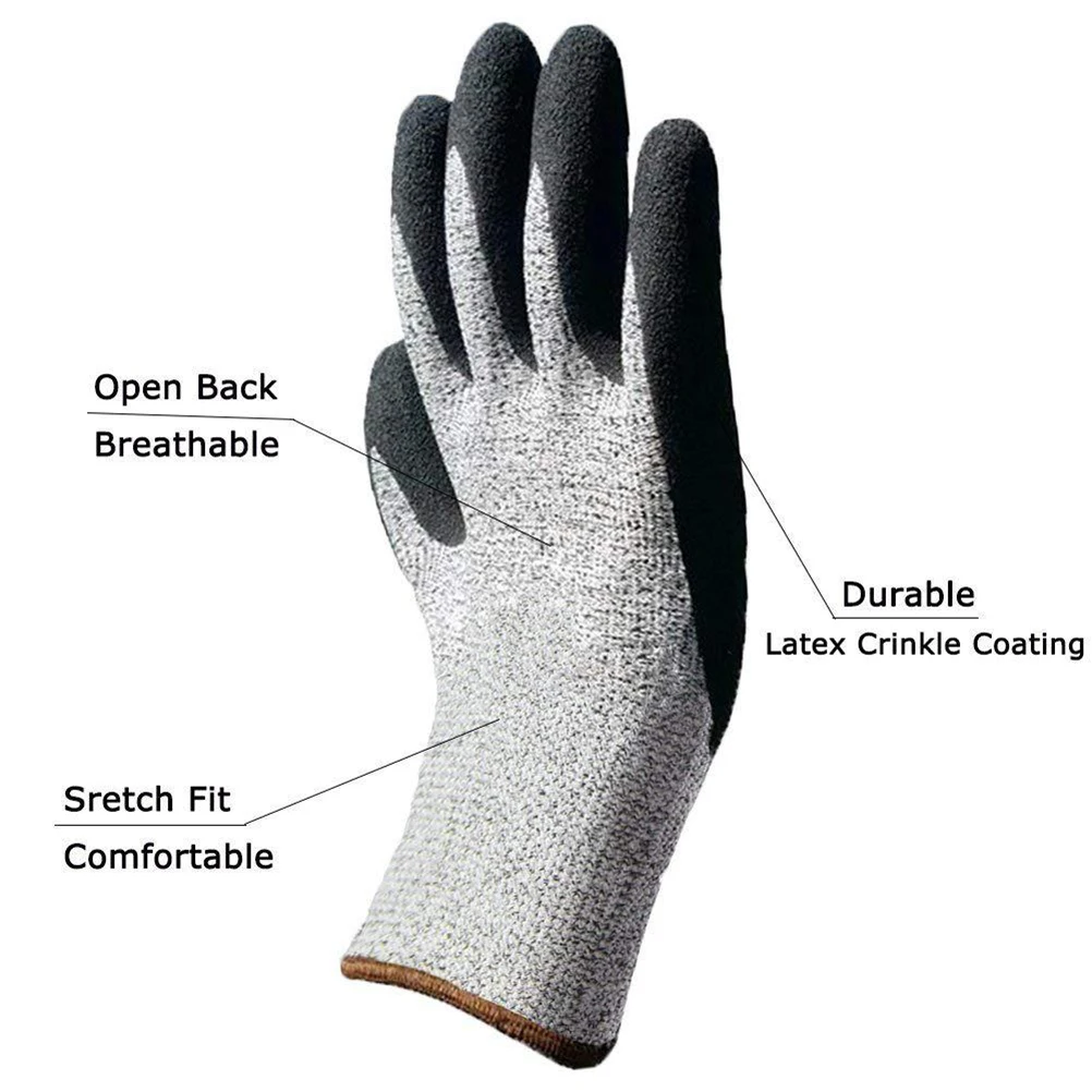 

Durable Waterproof Working Gloves Breathable Anti skid Protective for Agriculture Garden Machine Safety Labor Gloves