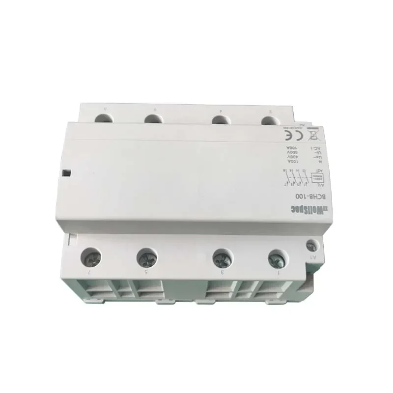 

BCH8-100 4P100A4NO Magnetics Contactor Reversing 400V 50/60Hz for Household Appliances