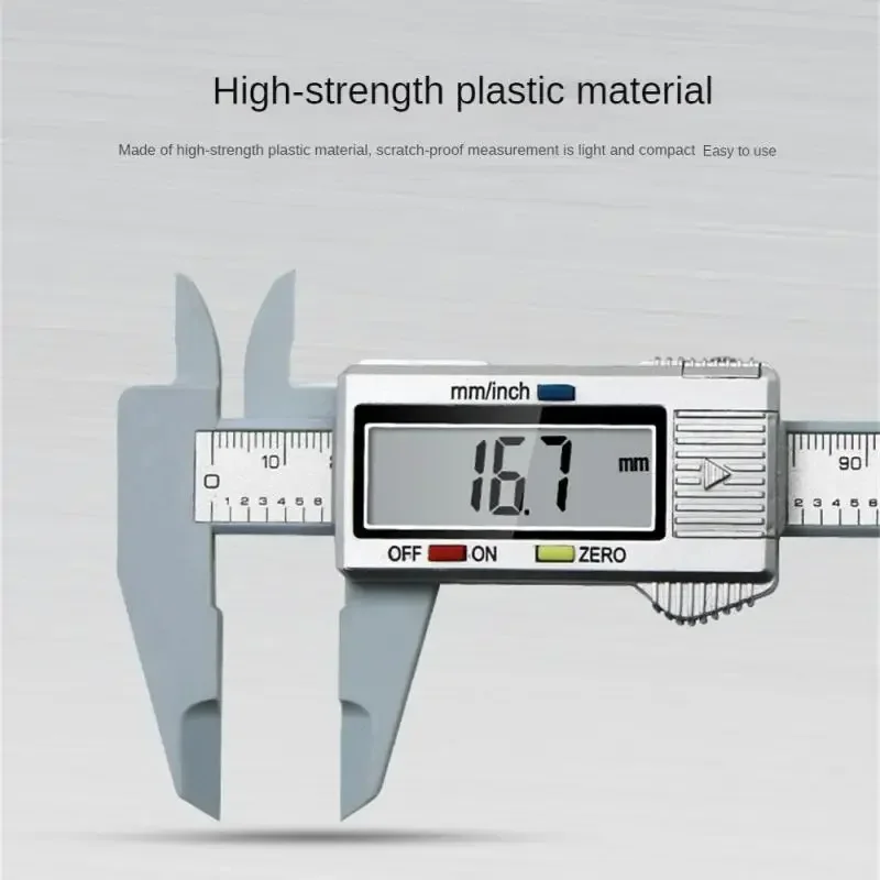 Hot Sell 150mm 100mm Electronic Digital Caliper Carbon Fiber Dial Vernier Caliper Gauge Micrometer Measuring Tool Digital Ruler